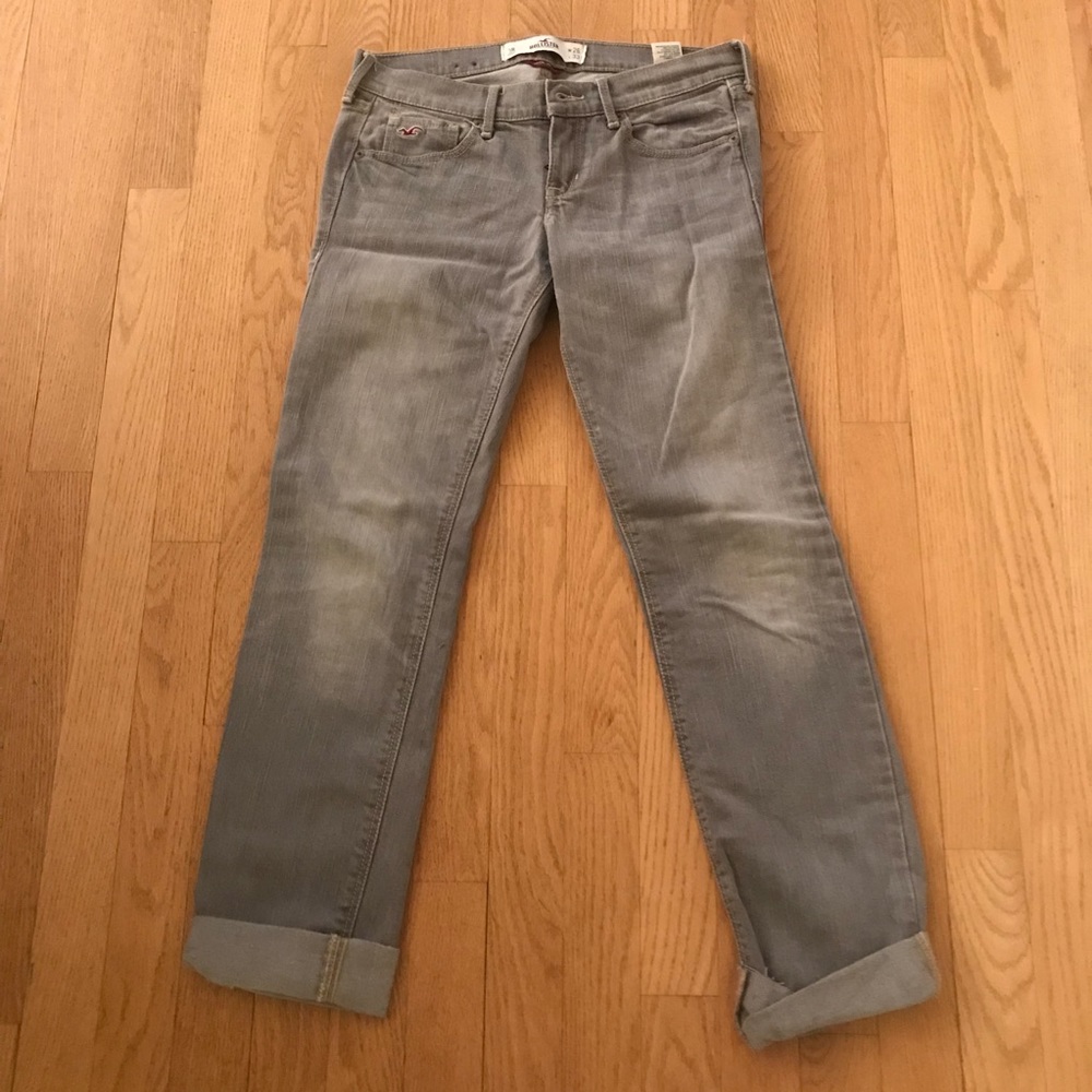 Hollister size 3R grey skinny Jeans